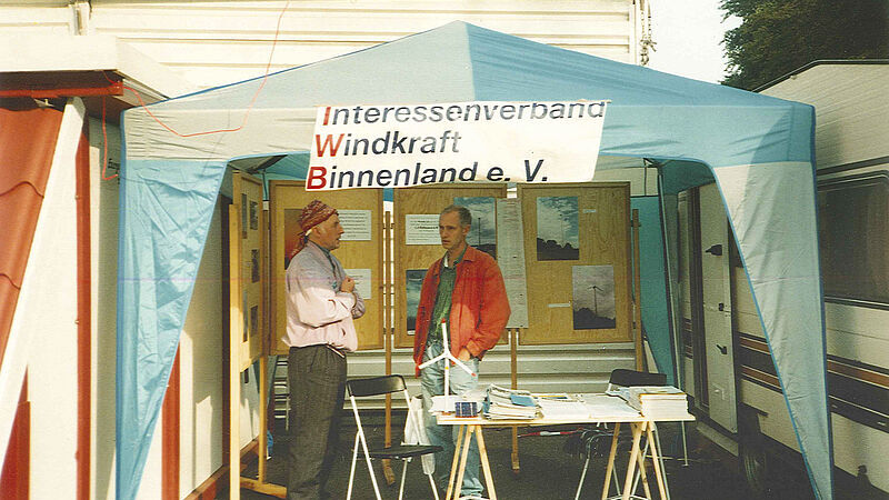 Stand des IWB auf der Husum-Wind 1993