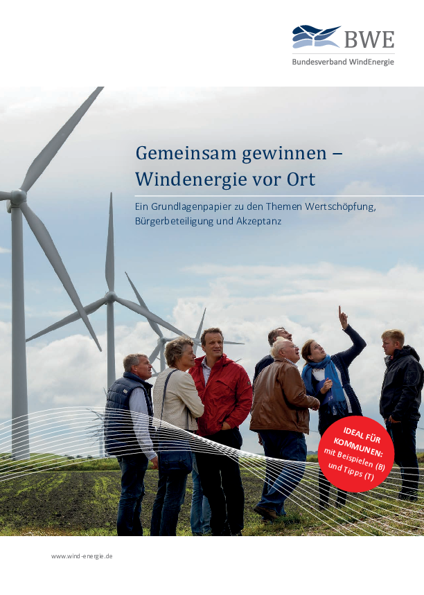 Gemeinsam gewinnen ‒ Windenergie vor Ort