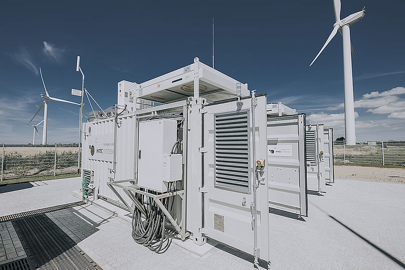 Elektrolyseur in Bosbüll, Nordfriesland, © GP Joule Elektrolyseur in Bosbüll, Nordfriesland, © GP Joule
