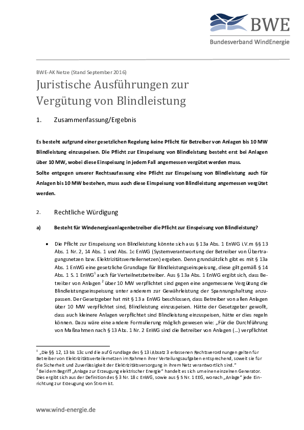 Juristische Ausführungen zur Vergütung von Blindarbeit