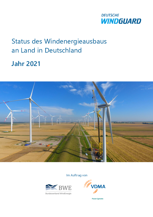 Factsheet: Windenergieausbau an Land 2021