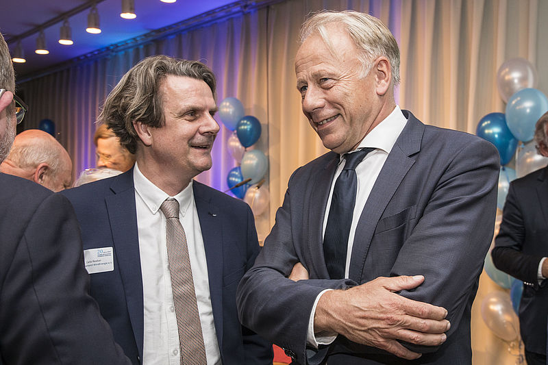 Carlo Reeker und Jürgen Trittin, Bündnis90/Die Grünen, © BWE Silke Reents Carlo Reeker und Jürgen Trittin, Bündnis90/Die Grünen, © BWE Silke Reents