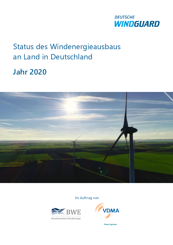 Factsheet: Windenergieausbau an Land 2020