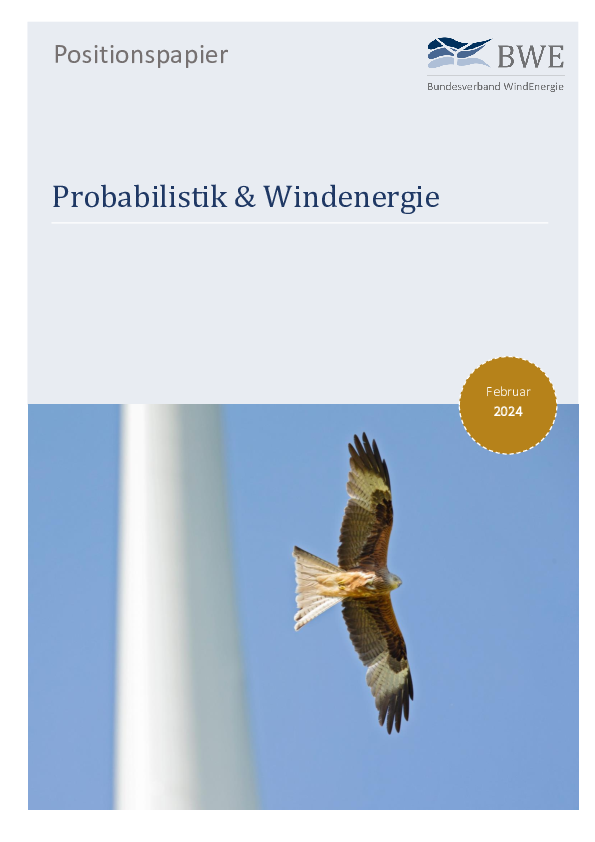 BWE-Positionspapier: Probabilistik & Windenergie (02/2024)
