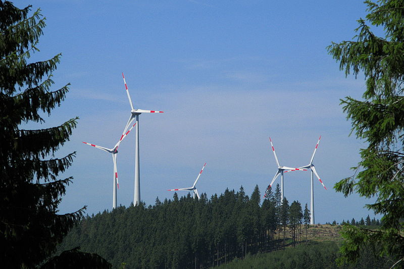 Windpark im Rothaargebirge © Almut Witzel Windpark im Rothaargebirge © Almut Witzel