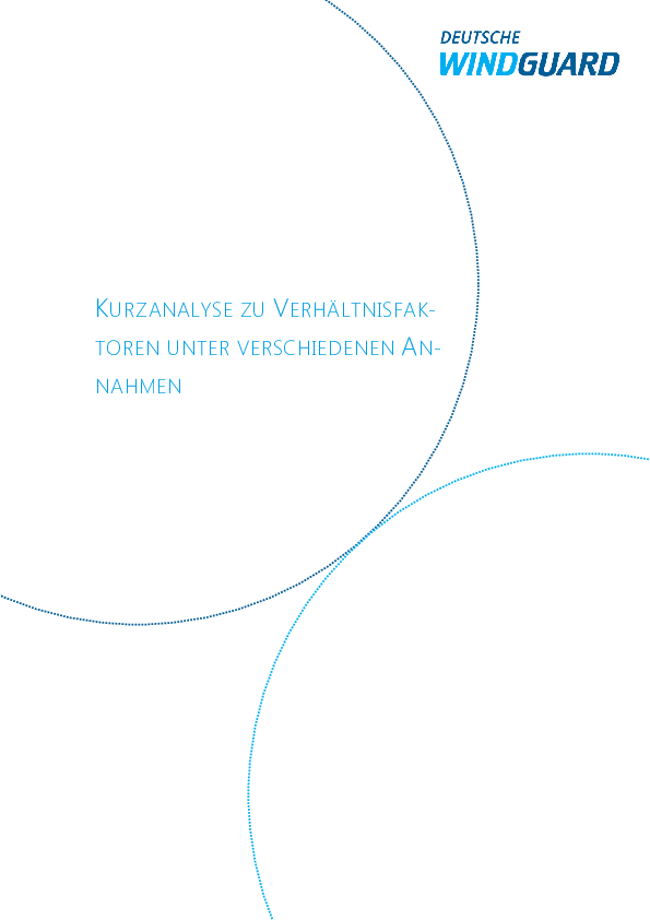 Kurzanalyse zu Verhältnisfaktoren unter verschiedenen Annahmen