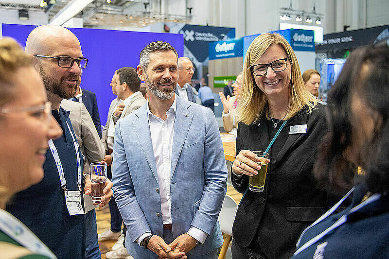 Neumitgliederempfang auf der WindEnergy 2024 Neumitgliederempfang auf der WindEnergy 2024