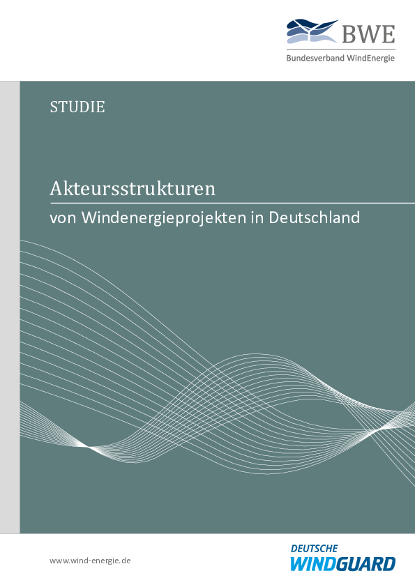 BWE-Studie: Akteursvielfalt und Ausschreibungen