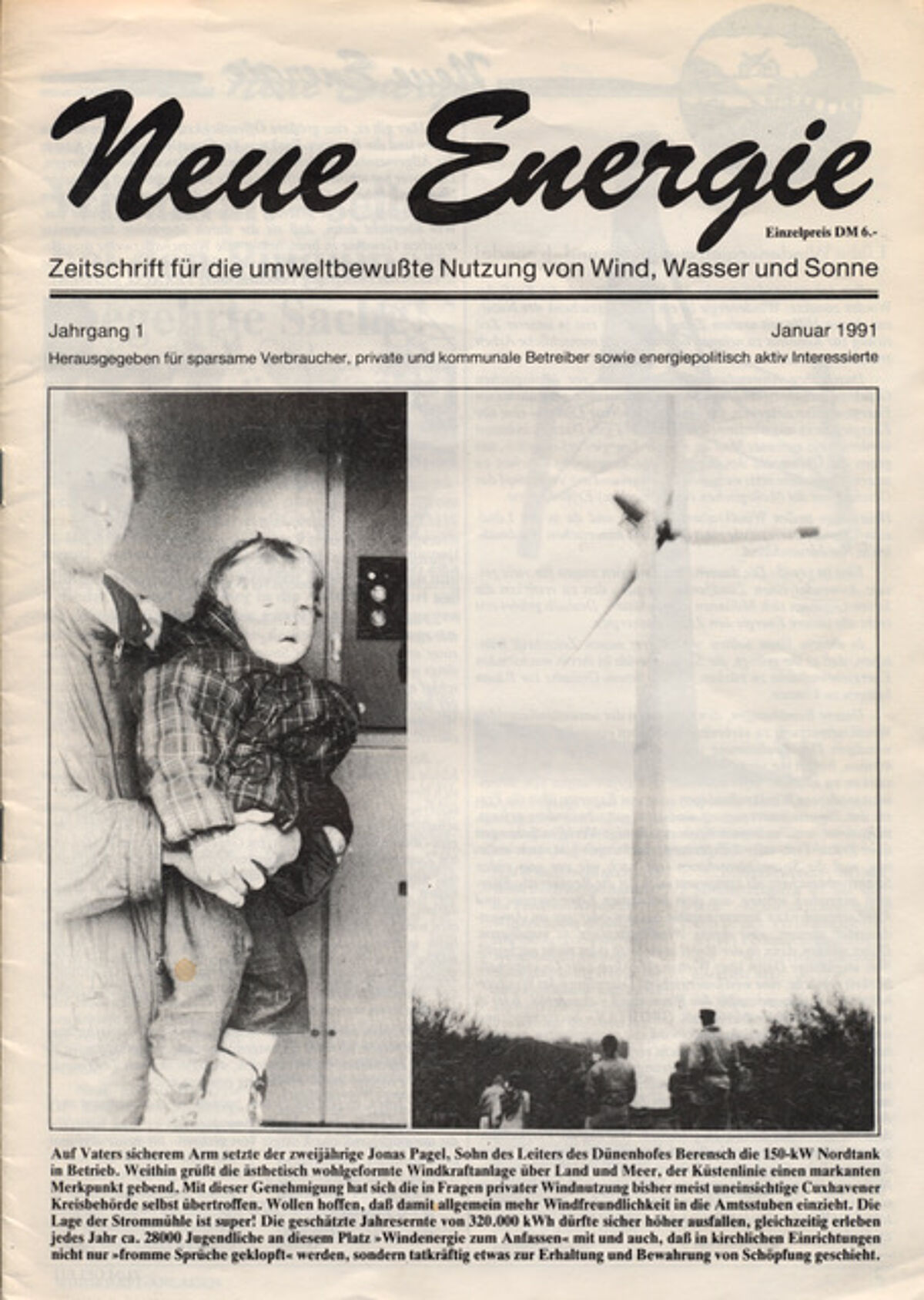 Cover neue energie 1991