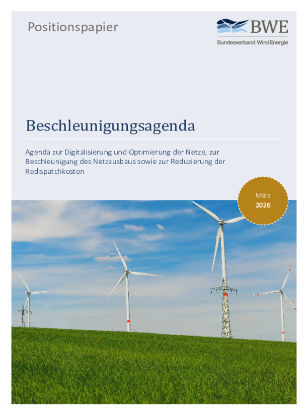 Positionspapier: Beschleunigungsagenda Positionspapier: Beschleunigungsagenda