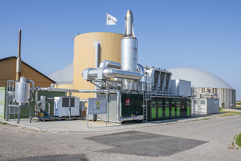 Biogasanlage in Nordfriesland, © BWE/Tim Riediger, nordpool