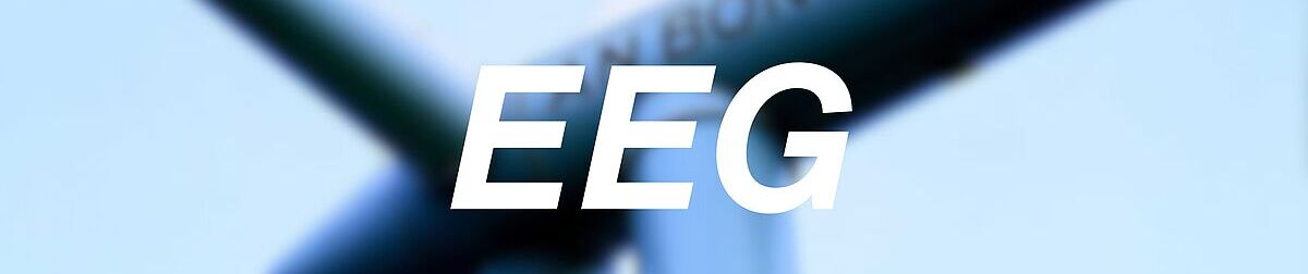 Banner mit der aufschrift EEG