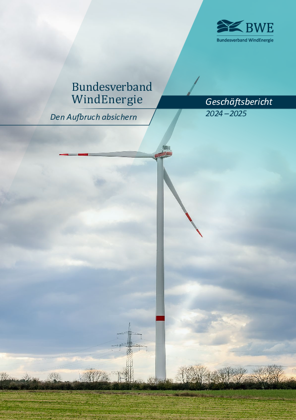 BWE-Geschäftsbericht 2024–2025