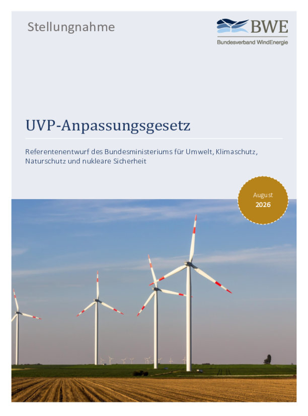 Stellungnahme: UVP-Anpassungsgesetzt