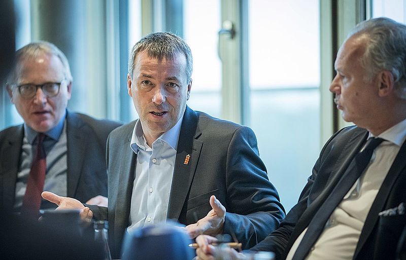 Johann Saathoff (SPD) im Gespräch