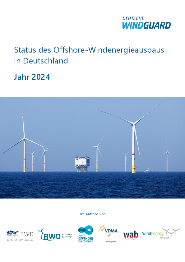 Factsheet: Status des Offshore-Windenergieausbaus - Jahr 2024