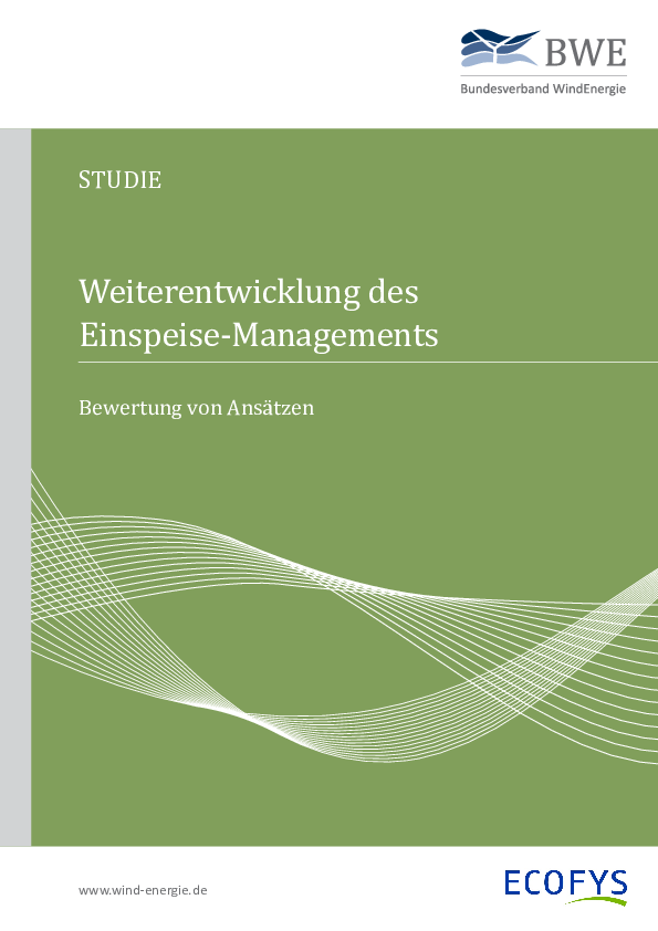 Weiterentwicklung des Einspeise-Managements