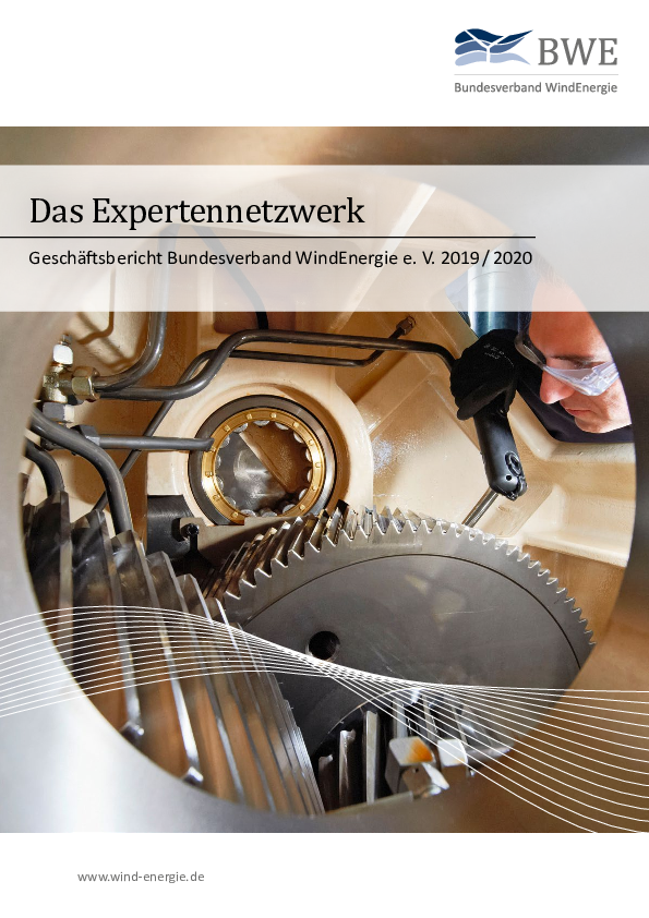 BWE-Geschäftsbericht 2019/2020