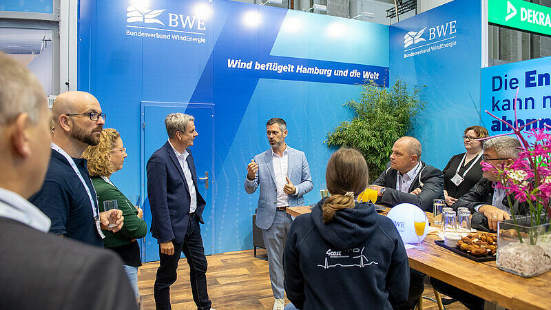 BWE Neumitgliedertreffen auf der WindEnergy 2024