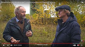 Pierre M. Krause und Erwin Schweizer im Gespräch