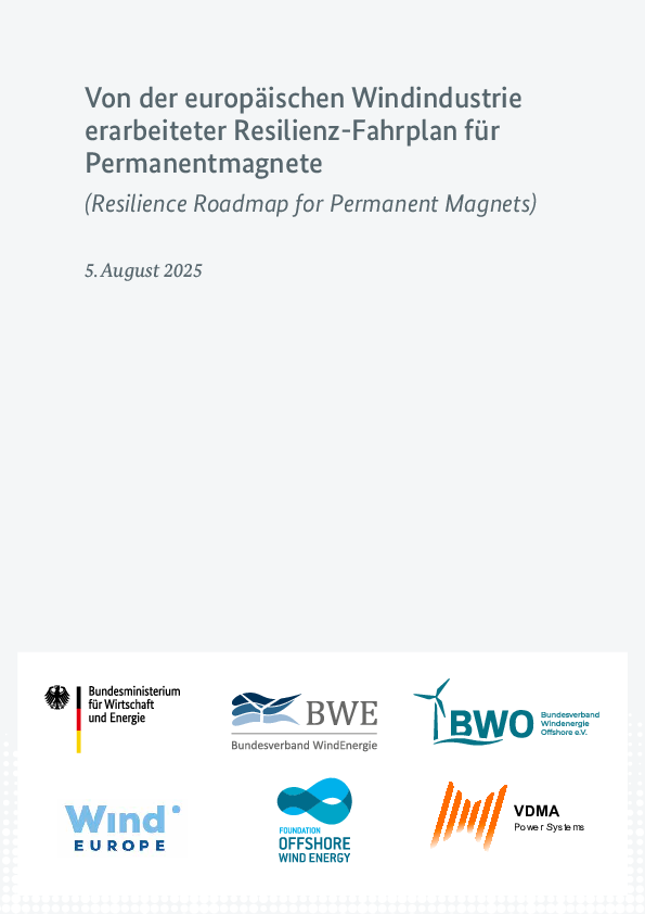 Von der europäischen Windindustrie erarbeiteter Resilienz-Fahrplan für Permanentmagnete