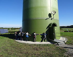 Exkursion zur Windenergieanlage, © BWE/SM