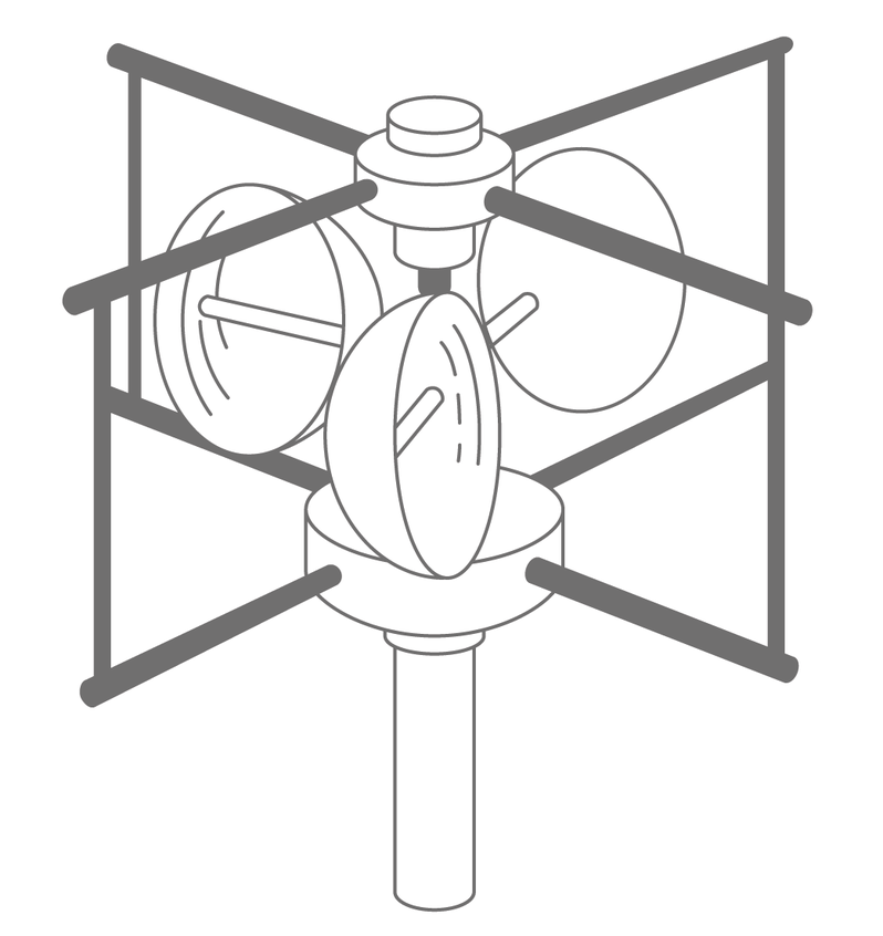 Schalenkreuzanemometer