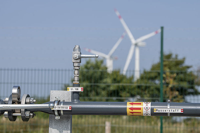 Elektrolyseur in Haurup in Nordfriesland, © BWE/Tim Riediger, nordpool Elektrolyseur in Haurup in Nordfriesland, © BWE/Tim Riediger, nordpool