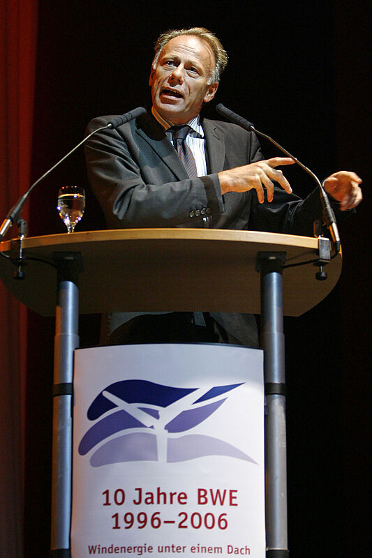 Rede von Peter ahmels auf der 10 Jahre BWE Jubiläumsfeier