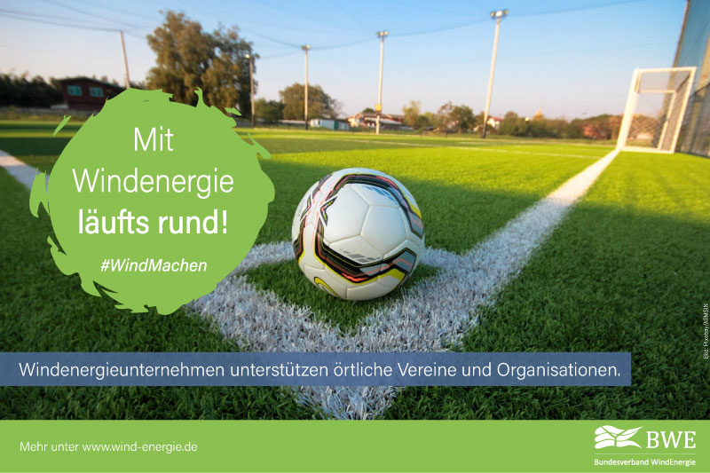 Mit Windenergie läufts rund