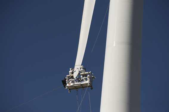 Rotorblattinspektion © windpower works