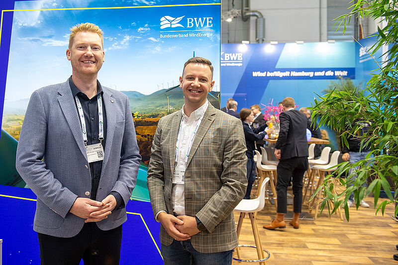 BWE-Neumitgliederempfang WindEnergy 2024 in Hamburg