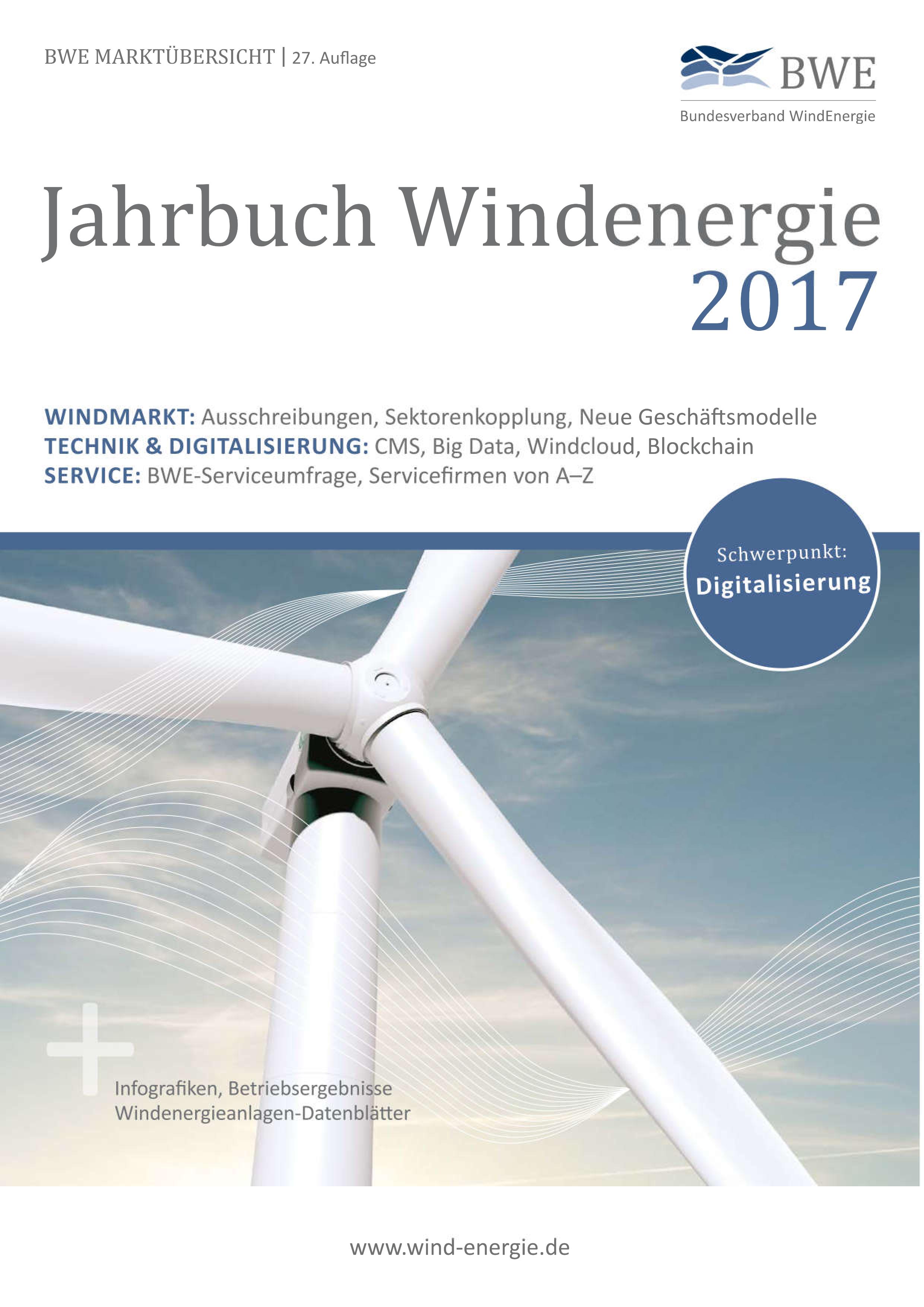 Jahrbuch Windenergie 2017 Jahrbuch Windenergie 2017